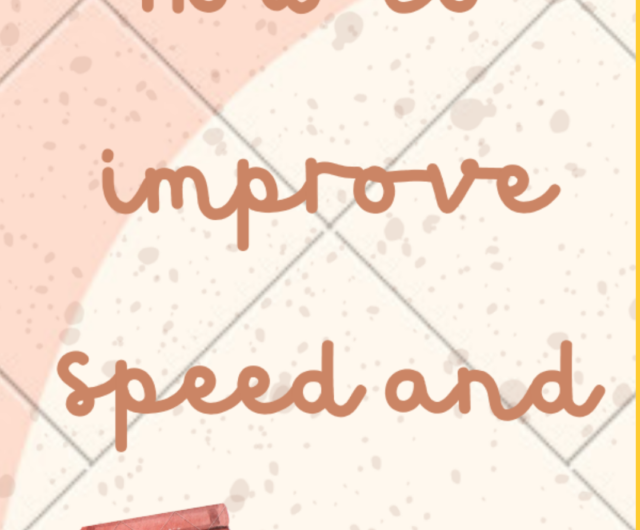 How to improve  speed and accuracy in mathematics